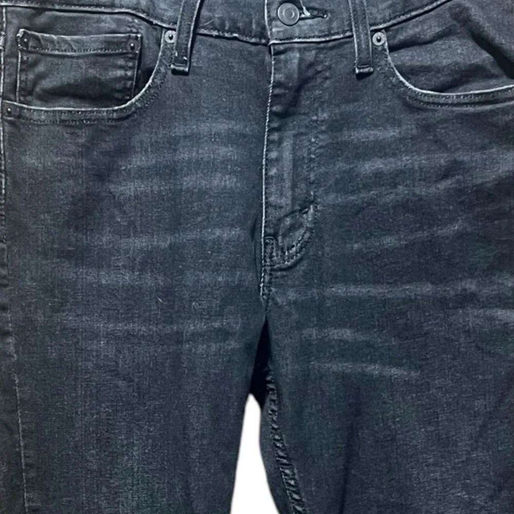 Levi's 511 Slim Fit Jeans Men Size 34 X 30 Dark Gray Black Wash‎ Stretch